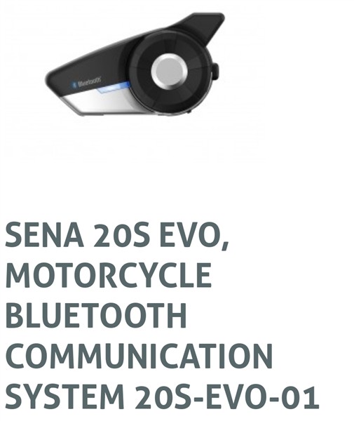 Sena 20S EVO 01 bluetooth single system